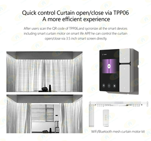 Tuya nuovo design tuya 3.5 ''schermo centrale 3 bande pulsanti Wifi interruttore casa Tuya controllo controllo intelligente interruttore di controllo della casa Mini EU - Product Image 5