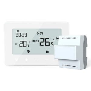 入力出力リレーモジュールが付いている電子デジタルファンコイルのサーモスタットModbus - Product Image 1