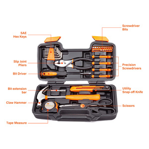 39pcs塑料盒包装家用手工工具包diy手工工具箱套装 - Product Image 6