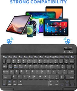 Slim <strong>Keyboard</strong> Wireless Rechargeable bluetooth Tablet <strong>Keyboard</strong> Espanol Spanish Portable Cheap Tablet Pc <strong>Keyboard</strong> - Product Image 3