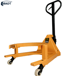 Supply Hydraulic Manual Adjustable <strong>Loading</strong> <strong>Unloading</strong> <strong>Pallet</strong> Truck Oil Drum Lifter for Stacking <strong>and</strong> Transport of Drum Trailer - Product Image 1