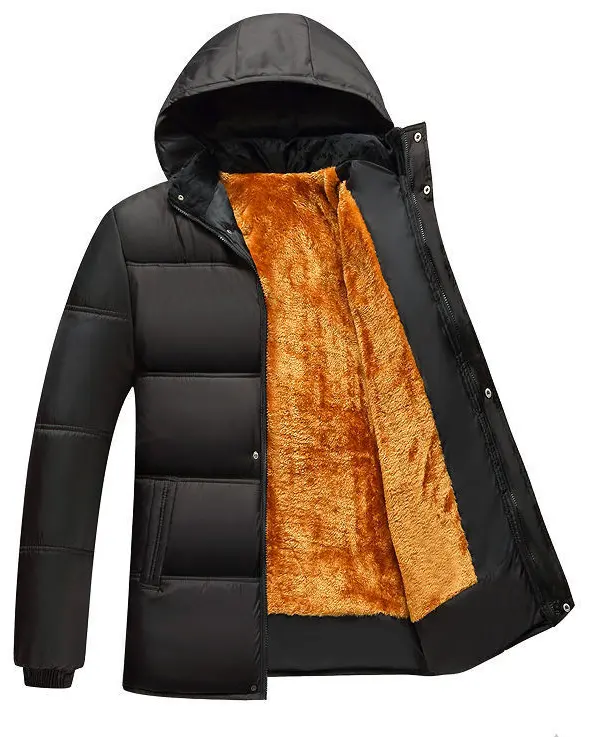 工場提供! 厚手の暖かいコットンパッド入りの冬用コートとジャケット