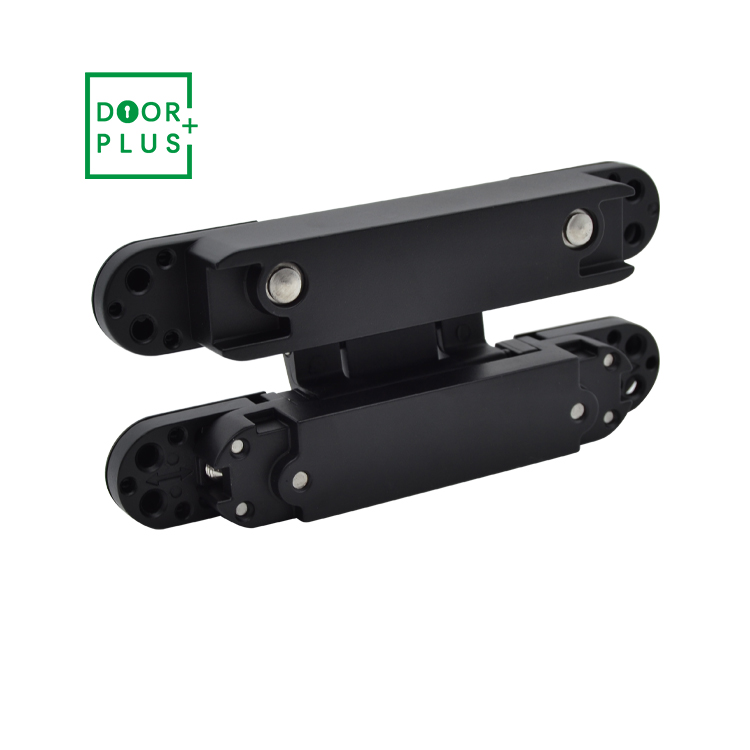 Doorplus 3D Adjustable Invisible Door Hinge door Hinges Stainless Steel Black Door Hinge