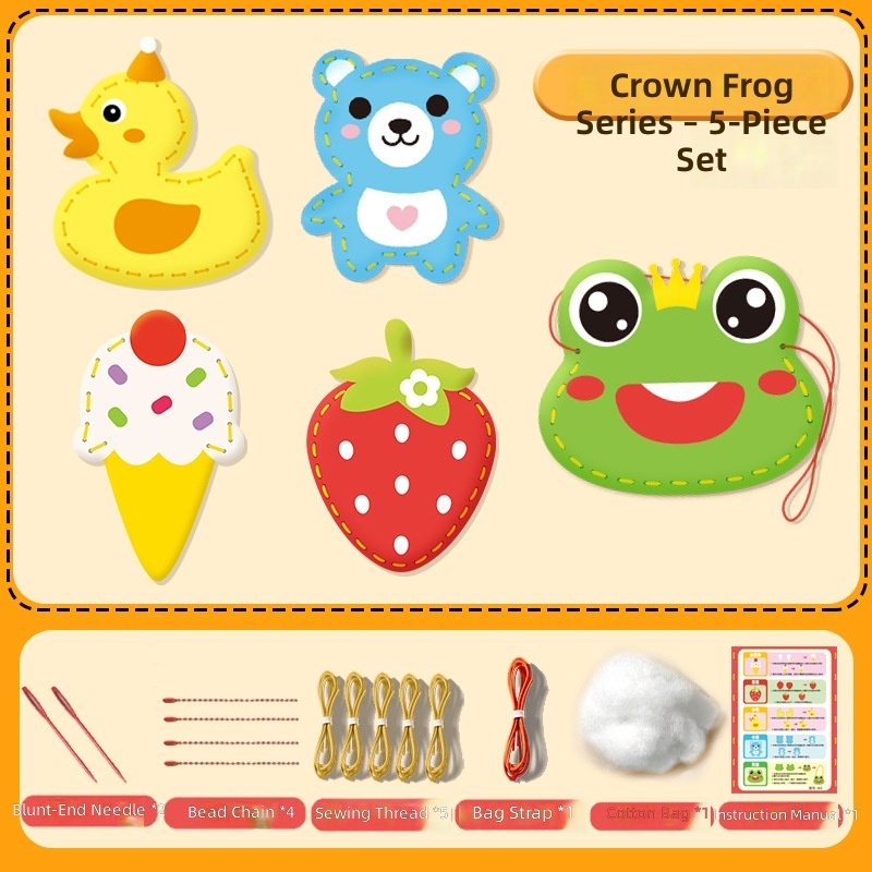 Paquete de accesorios de la serie Frog, versión china, en bolsa, paquete de 5