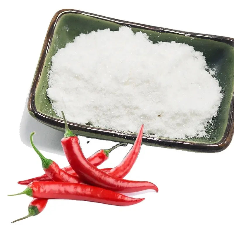 Capsaicina sintética/capsaicina natural agente de calentamiento y capsaicina soluble en agua 100% fuente de fábrica