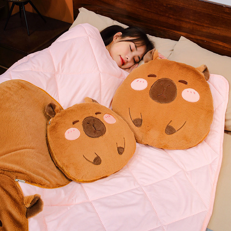 Capybara Cushion Pillown Pillow 35cm/Quilt 1*1.5m