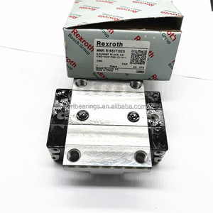 Rieles lineales Rexroth Cojinete de guía lineal Bloque de corredor R165171120 R165172120 Carro de guía lineal - Product Image 1