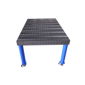 Plataforma DE TRABAJO serie 16/28 de acero mesa de soldadura flexible 3D con plantillas de soldadura para sistema de detección de tuberías industriales (brida) - Product Image 3