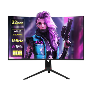 32 inç 165hz oyun bilgisayarı LCD ekran ips paneli yüksek çözünürlüklü 1080P oyun göz koruması kavisli ekran led monitör - Product Image 1
