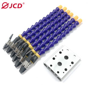 Kaynak masa kelepçeleri tezgah mengenesi masa kelepçe lehim ile 4 esnek Arms demir tutucu <span class=keywords><strong>PCB</strong></span> kaynak onarım üçüncü el aracı
