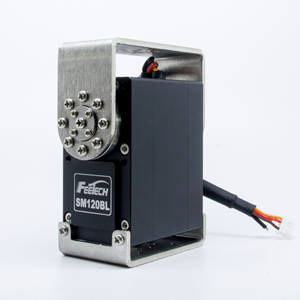 SM120BL-MB 12 В 120 кг бесщеточный Серводвигатель компоненты MODBUS-RTU протокола последовательной шины RS485 Магнитный кодер RC робот пульт дистанционного управления - Product Image 1