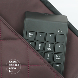 Notebook Wireless 2,4 GHzKeyboard Teclado numérico portátil Tijera Diseño de teclado Sistema de caja registradora - Product Image 6