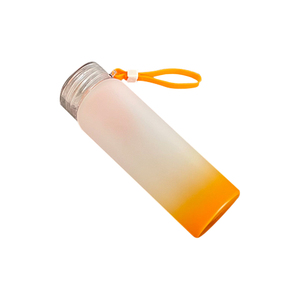 USA kho 500ml hỗn hợp màu Frosted Chai Nước Thủy Tinh thăng hoa khoảng trống 17Oz Ombre màu thủy tinh cho thăng hoa in ấn - Product Image 4