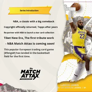 2025 Topps NBA Match Attax Basketball Battle Card Energy Pack Star Card Blind Box Realizzato in Plastica Resistente - Product Image 4