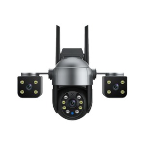 Hopeway กล้องวงจรปิด6MP กลางแจ้งไร้สาย PTZ IP, กล้องวงจรปิดรักษาความปลอดภัยภายในบ้าน3หน้าจอมีตัวเลือกการจัดเก็บข้อมูลแบบ NVR สำหรับใช้ภายในอาคาร - Product Image 6