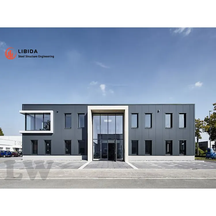 Industriële Geprefabriceerde Prefab Stalen Structuur Magazijn Gebouw Berging Ontwerp En Bouw