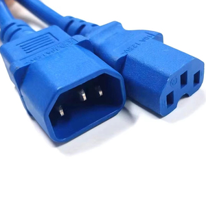 8ft 3/16 bilgisayar güç kablosu IEC C14 C20 fiş iec c15 C19 C13 kadın tak pdu için ana kurşun uzatma kablosu - Product Image 5