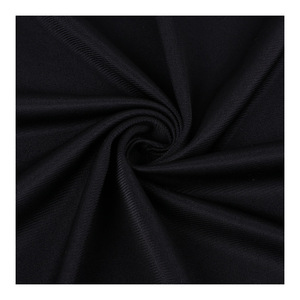 Thời Trang Bán Buôn Thấp Đàn Hồi Đồng Bằng Warp Dệt Kim Đồng Bằng Dệt Polyester Vải Dệt Polyester - Product Image 5