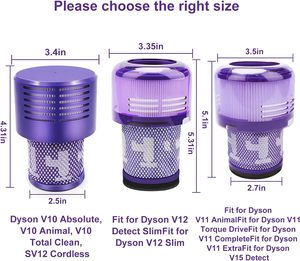 V10旋风系列、V10动物、V10绝对、V10全清洁、SV12、4包过滤器和1个清洁刷的V10过滤器 - Product Image 5
