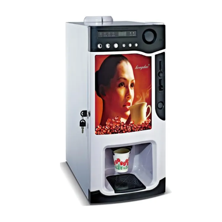Máquina Expendedora de café comercial, automática, funciona con monedas, en Filipinas