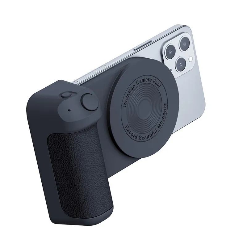 Magnetic Camera Handle Bluetooth Bracket Suporte Do Telefone Magnético Suporte De Aperto Da Câmera Do Telefone com Obturador Smartphone Selfie Grip