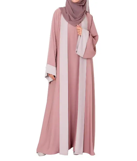 Vêtements OEM à manches évasées robe pour femmes abaya tendance vêtements islamiques modernes