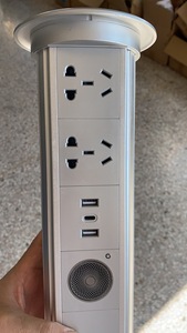 Adaptador de enchufe de extensión de enchufe de elevación multifunción con USB de enchufe emergente - Product Image 3
