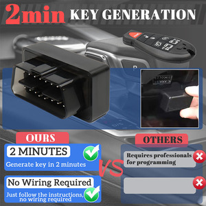 Tasto OBD auto programmatore e senza chiave entrano a distanza 2 + 1 Kit di pulsanti compatibile per Jeep DODge Chrysler, M3N5WY783X IYZ-C01C - Product Image 5