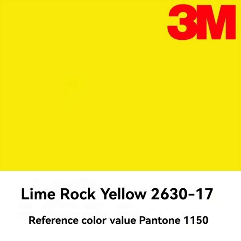 Vinyle auto-adhésif 3M Jaune Lime Rock 1030-11