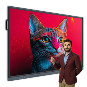 Bảng menu kỹ thuật số hiển thị tương tác 55 inch 4K với 40 điểm cảm ứng và hệ điều hành Android 14 cho các cuộc họp - Product Image 1