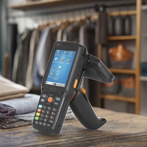 UHF-Handheld-RFID-Lesegerät mit großer Reichweite und 3 ~ 4m Bluetooth/WiFi/Barcode-Funktionen ABS-Material 860-960MHz Frequenz - Product Image 4