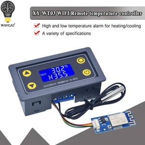 Termostato remoto WiFi de Xy-wt03, controlador de temperatura, módulo de refrigeración y calefacción, alarma de alta temperatura, registro en la nube - Product Image 5