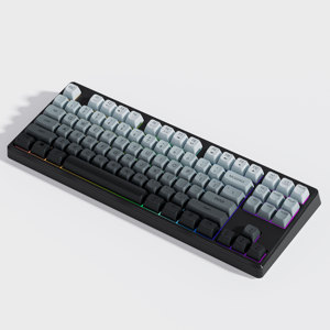 Teclado inalámbrico para juegos TKL Tenkeyless Gradient de 87 teclas ABS Keycaps con membrana para escritorio o computadora portátil - Product Image 3