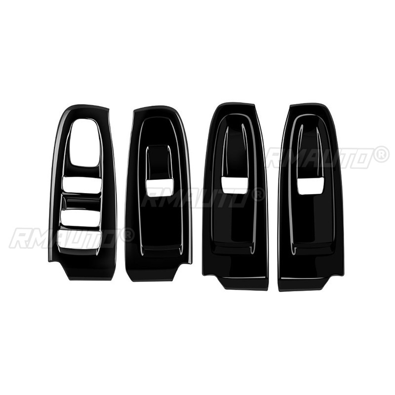 Embellecedor de Cubierta de Interruptor de Ventana Derecha, Negro Brillante