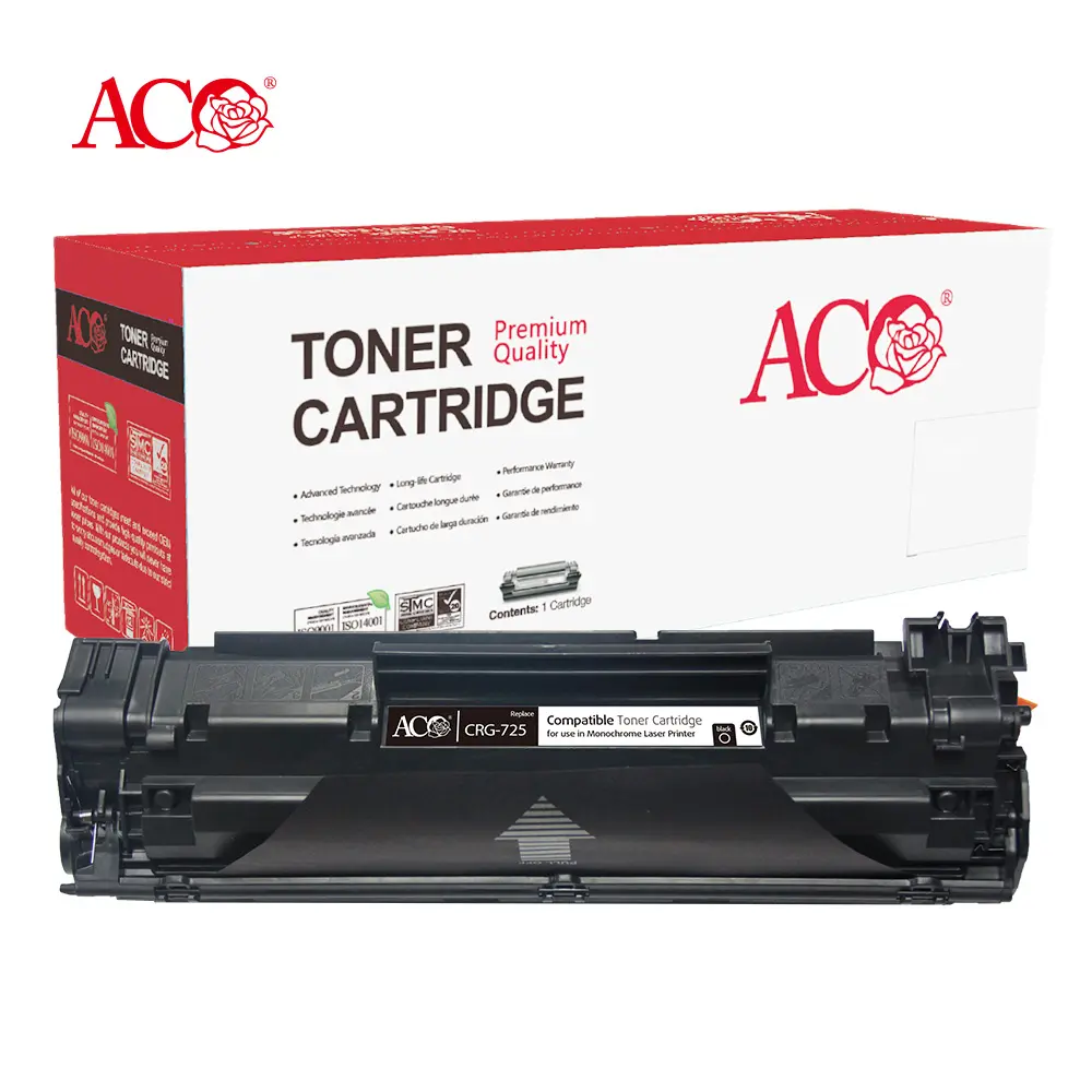 ACO cartucho de tóner Compatible con Canon CRG 125 325 725 925 CRG125 CRG325 CRG725 CRG925