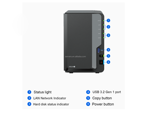 Nuevo Original Diskstation Ds224 + Computer Cloud Server Nas Enclosure Dispositivo de almacenamiento conectado a la red - Product Image 4