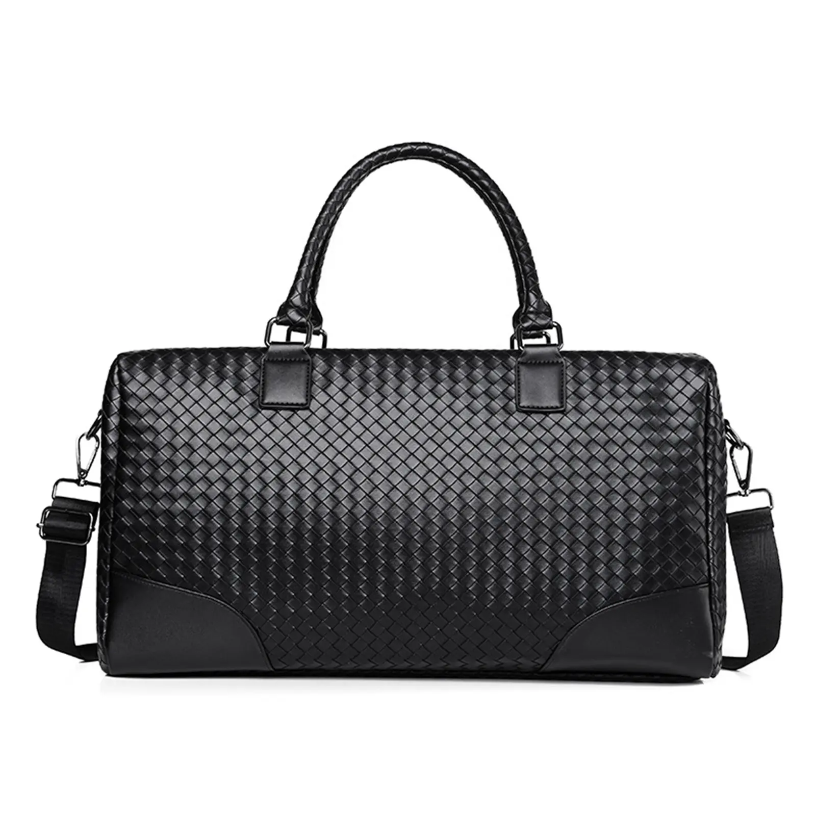 حقيبة رجالي جديدة سوداء كلاسيكية حقيبة كتف للعمل والسفر حقيبة يد بسيطة عصرية حقيبة ذات سعة كبيرة