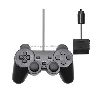 有線PS2コントローラージョイスティック振動モーターゲームパッド & マンドマネット付きジョイパッドゲーム & コントロールアクセサリー - Product Image 5