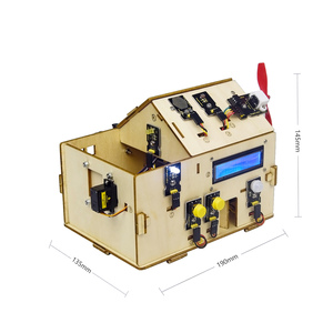 Kit de componentes electrónicos de casa de madera para Arduino Program Learning Smart Home Kit - Product Image 6