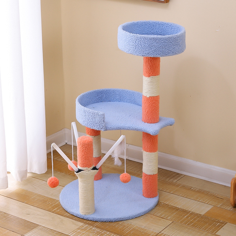 Blue fish-shaped jumping platform