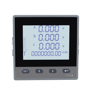 Three <strong>3</strong> <strong>Phase</strong> Analog <strong>Output</strong> Digital Power Factor Kwh Meter Controller/multi-function Ampere Voltage Meter - Product Image 1