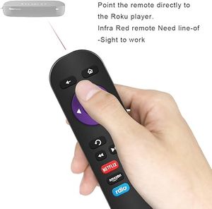 Сменный пульт дистанционного управления для модели Roku Box: Roku 1 2( XS) 3 LT HD XD XDS Roku N1 Express + - Product Image 3
