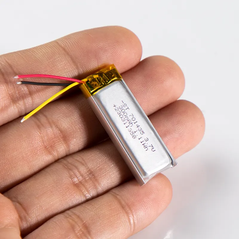 Tùy chỉnh OEM 300mAh 850mAh 500mAh có thể sạc lại Li ion Li-ion lithium polymer 3.7V LiPo pin
