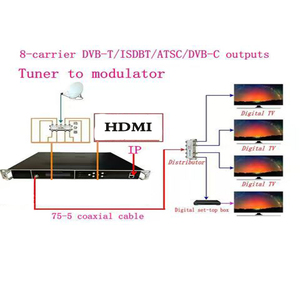 DVB-T modülatörlerine RF iletimi, HD MI ve FTA DVB-S S2 frekansları için kodlanmış modülatörler - Product Image 4