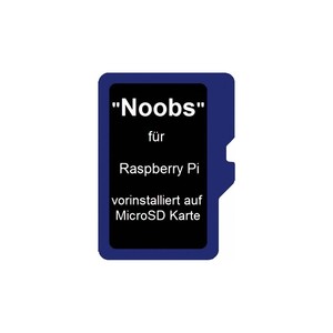 Pi lampone®Sistema operativo Noobs 16GB adatto per (kit di sviluppo): Raspberry Pi®(940910005462) - Product Image 1