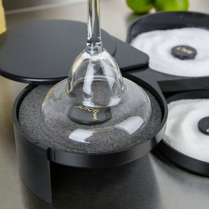 Bartender Tool, Salt Box Spice Container, <strong>3</strong> Tier Bar Glass Salt Rimmer for Margarita and <strong>Cocktail</strong> - Product Image 2