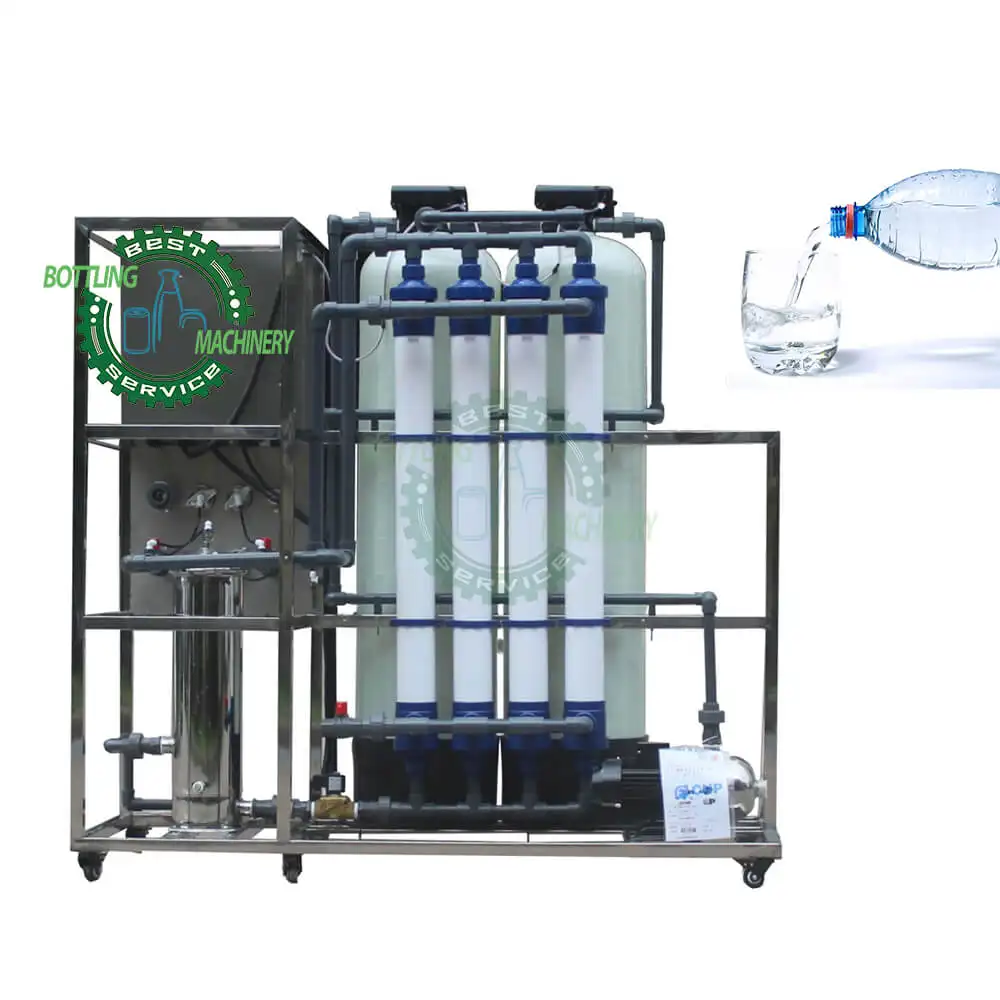 Hastane için 500-30000LPH paslanmaz çelik aspetic steril tankı PP pamuk filtre UF Ultrafiltration su arıtma makinesi