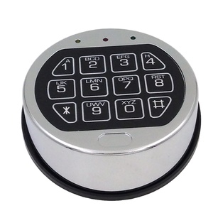 Prezzo economico tastiera rotonda cromata combinazione elettronica blocco codice password per cassetta di sicurezza e sportello del bancomat - Product Image 2