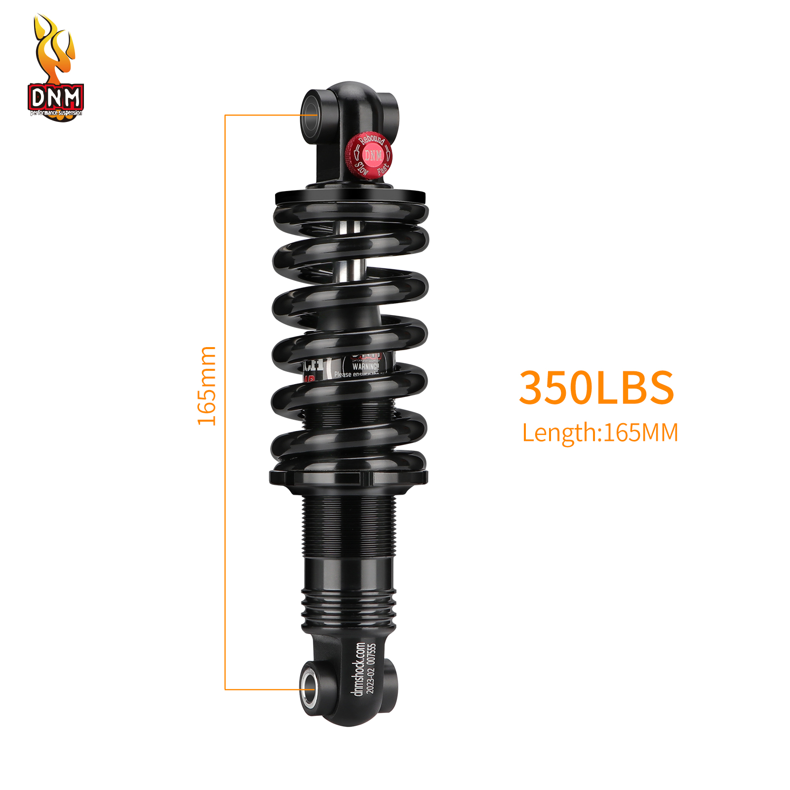 Noir 165 mm 350 lb