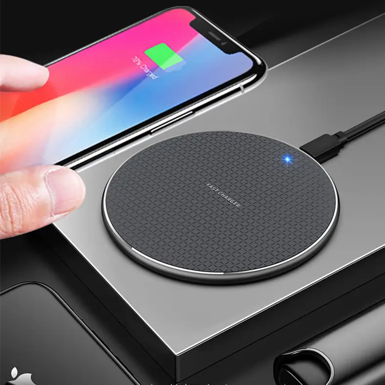 Popular 15W Super Thin Fast Long Distance Qi Wireless Charger Pad for Smart Phone Rapid Wireless Charging